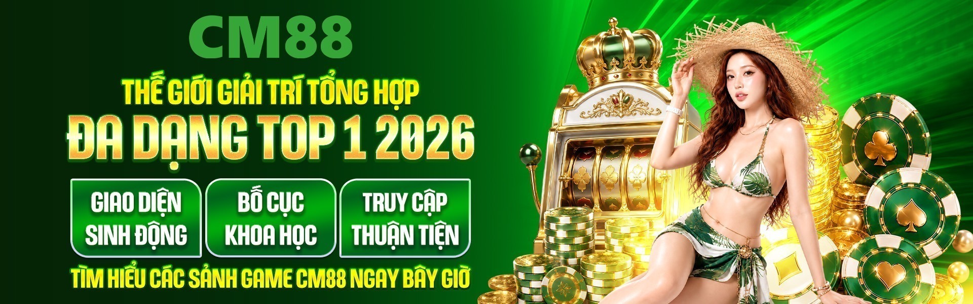 cm88 có thế giới giải trí online tổng hợp đa dạng xứng top 1 năm 2026 đây